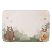  Woodland Bear and Fox Nursery Mat (Voorkant)