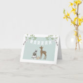 Woodland - Bedankt voor je briefje Kaart (Gele Bloem)