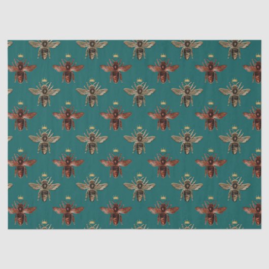 Woodland Bee Serie Ontwerp 11 Tissue Papier (Voorkant)