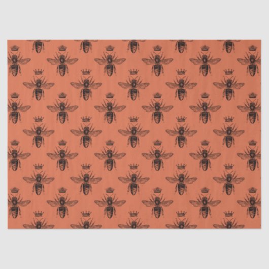 Woodland Bee-serie ontwerp 1 tissuepapier (Voorkant)
