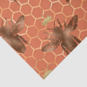 Woodland Bee Serie Ontwerp 20 Tissue Papier (Detail)