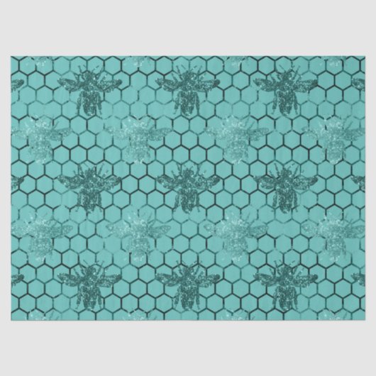 Woodland Bee Serie Ontwerp 21 Tissue Papier (Voorkant)