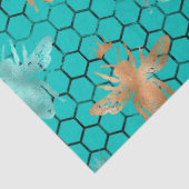 Woodland Bee Series Design 22 Vloeipapier Tissuepapier (Detail)