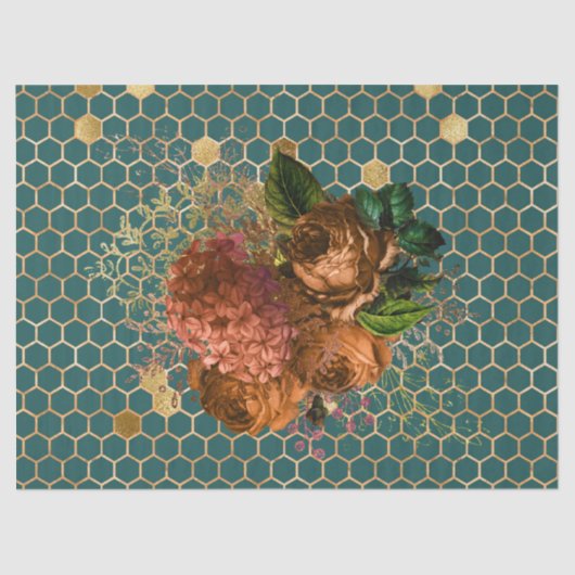 Woodland Bee Series Design 66 Tissuepapier (Voorkant)