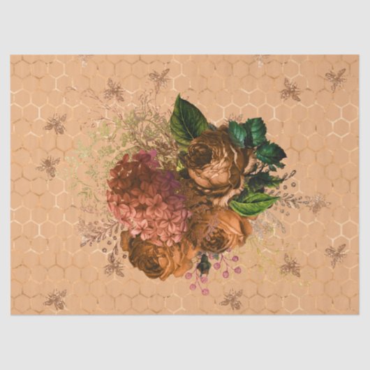 Woodland Bee Series Design 68 Tissuepapier (Voorkant)