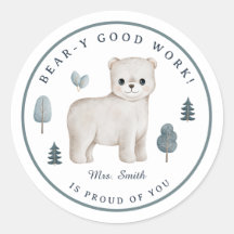 Woodland Beer Aangepaste Leraar Beloning Motivatie