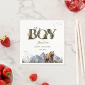 Woodland Beer Adventure Moss Green Oh Boy Servet (Insitu)