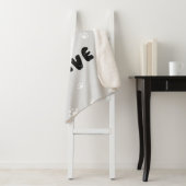 Woodland Beer Animal Boho Pattern Sherpa Deken (In situ)