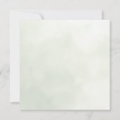 Woodland Beer Baby shower dank u kaart (Achterkant)