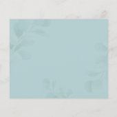 Woodland Beer Baby shower dank u kaart (Achterkant)