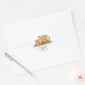 Woodland Beer Baby shower Sticker | gebeurtenisvoo (Envelop)