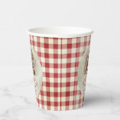 Woodland Beer Barly Wait Holiday Boy Baby shower Papieren Bekers (Rechts)