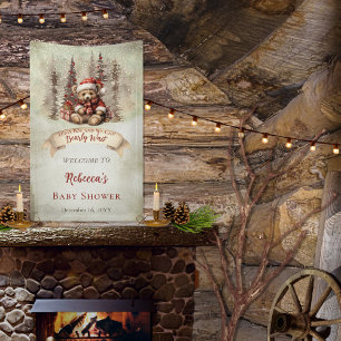 Woodland Beer Barly Wait Holiday Boy Baby shower Spandoek