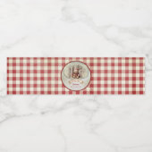 Woodland Beer Barly Wait Holiday Boy Baby shower Waterfles Etiket (Enkel label)