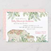 Woodland Beer Boho Floral Baby Girl Shower