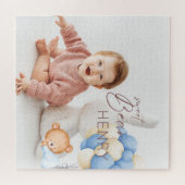 Woodland Beer Boy Verjaardag Party Foto Gifts Game Legpuzzel (Horizontaal)