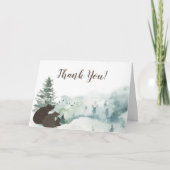 Woodland Beer Dank u Momma & Pappa Bedankkaart (Voorkant)