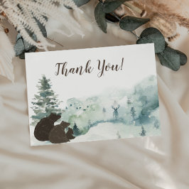 Woodland Beer Dank u Momma & Pappa Bedankkaart