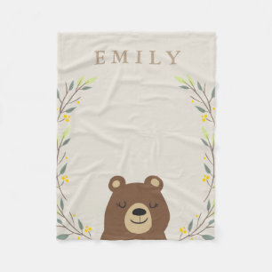 Woodland Beer Fleece Blanket Deken