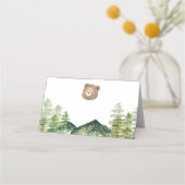 Woodland Beer Food Tent Place Card Plaatskaartje (Voorkant)