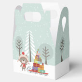 Woodland Beer Kerstmis Bedankdoosjes (Geopend)