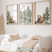 Woodland Beer Nursery Prints - Set van 3
