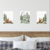 Woodland Beer Nursery Prints - Set van 3 (Slaapkamer)