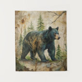 Woodland Beer Tapestry Wandkleed (Voorkant)