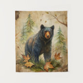 Woodland Beer Tapestry Wandkleed (Voorkant)