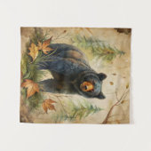 Woodland Beer Tapestry Wandkleed (Voorkant (horizontaal))