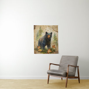 Woodland Beer Tapestry Wandkleed