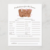 Woodland Beer Twin Girls Predication & Advice Kaar (Voorkant)