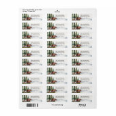 Woodland Beer Waterverf retouradres Etiket (Full Sheet)