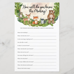 Woodland beest hoe goed je de mama kent