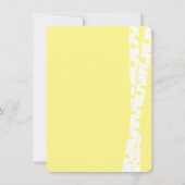 Woodland Birch Tree Rustic Baby shower Kaart (Achterkant)