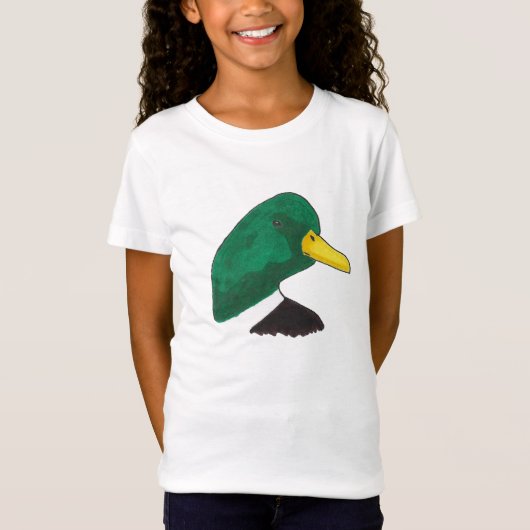 Woodland Bird Mallard Duck T-shirt (Voorkant)