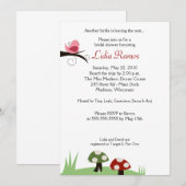 Woodland Birdie 5x7 Bridal Shower Kaart (Voorkant / Achterkant)