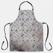 Woodland Birds and Leaves Apron Design Schort (Voorkant)