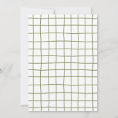 Woodland Birthday Invitation | Modern Birthday Kaart (Achterkant)