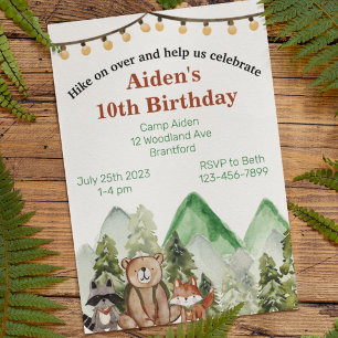 Woodland Birthday Kaart