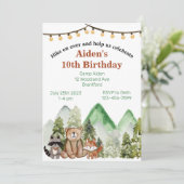 Woodland Birthday Kaart (Staand voorkant)