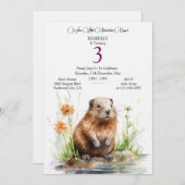 Woodland Birthday Wonder Kaart (Voorkant / Achterkant)