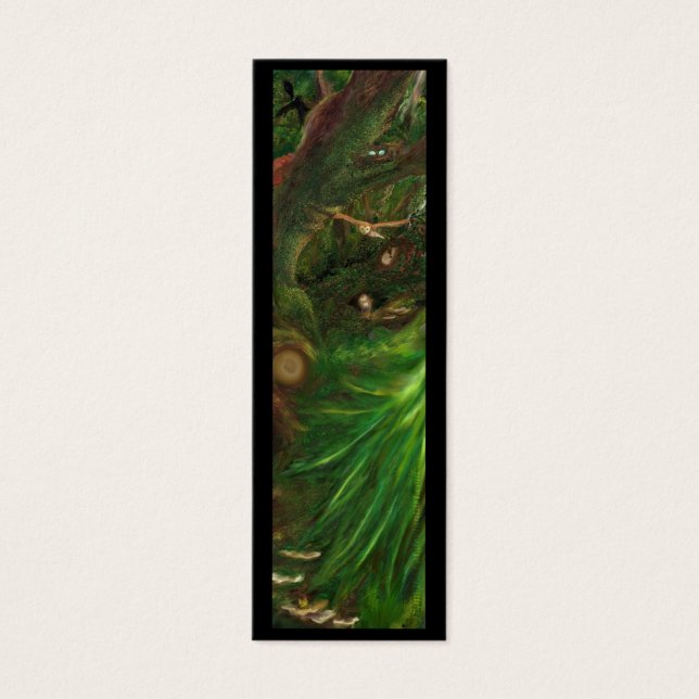 Woodland Bladwijzer Mini Visitekaartjes (Voorkant)