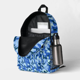 Woodland Blau Militair Camouflage Bedrukte Rugzak