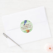 Woodland Blue Jay-adreslabel Stickers (Envelop)