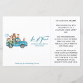 Woodland Blue Truck Baby shower Snoep Bar Wrapper (Voorkant)