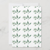 Woodland Blue Wild One 1st Birthday Kaart (Achterkant)