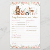 Woodland Blush Floral Baby Predics and Advice (Voorkant)