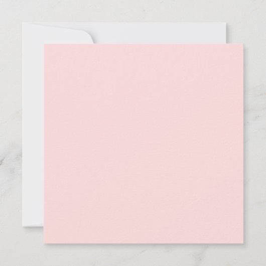 Woodland Blush Monogram Save the Date Square (Achterkant)