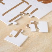 Woodland Bobcat Schattig Gepersonaliseerd Legpuzzel (Zijkant)